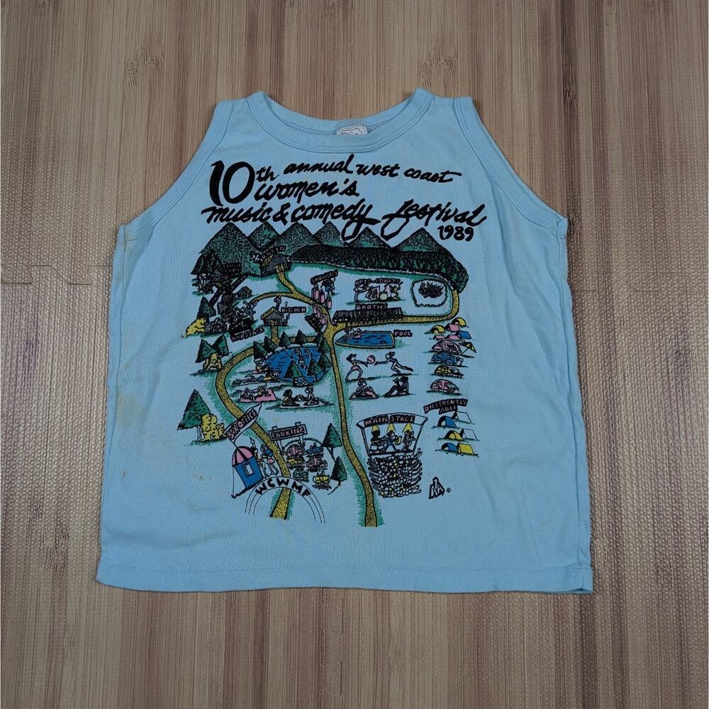 Vintage 80s Women'sStudent Organization University Women cropped fit Ringer Tee